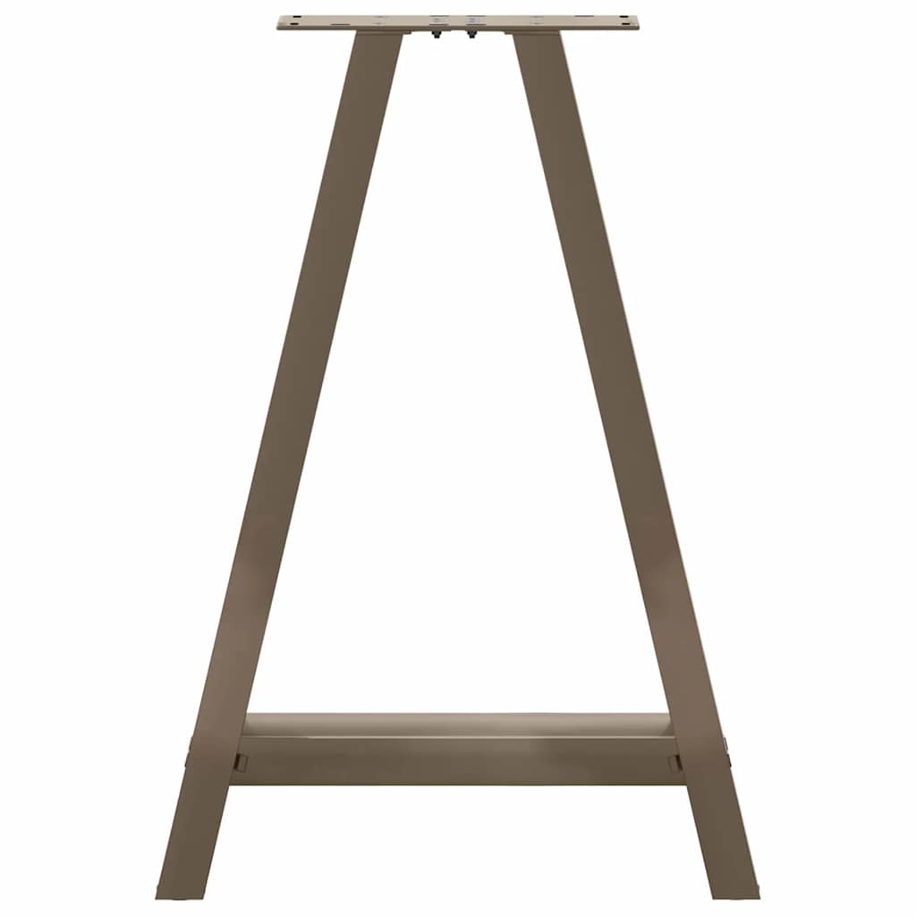 Couchtischbeine A-Form 2 Stk. 30x(30-31) cm Stahl