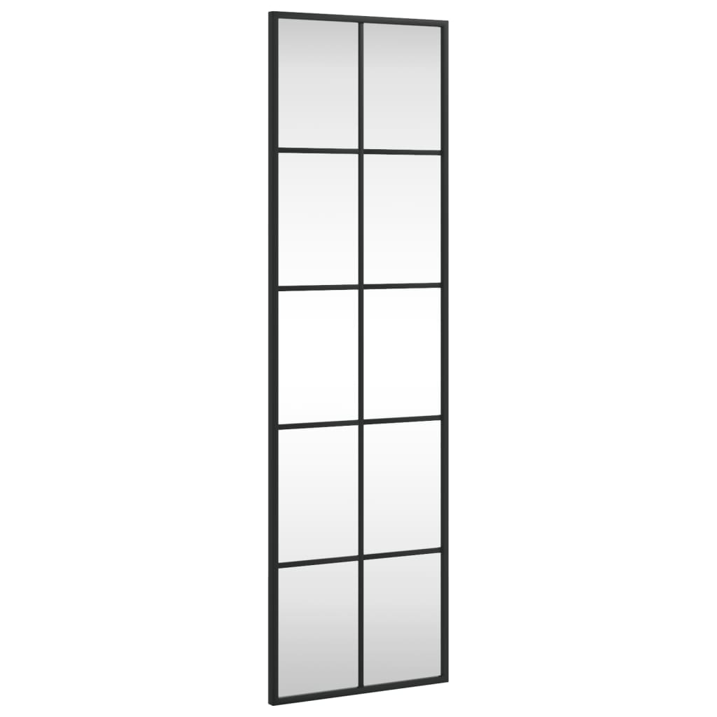 Wandspiegel Schwarz 60x40 cm Metall