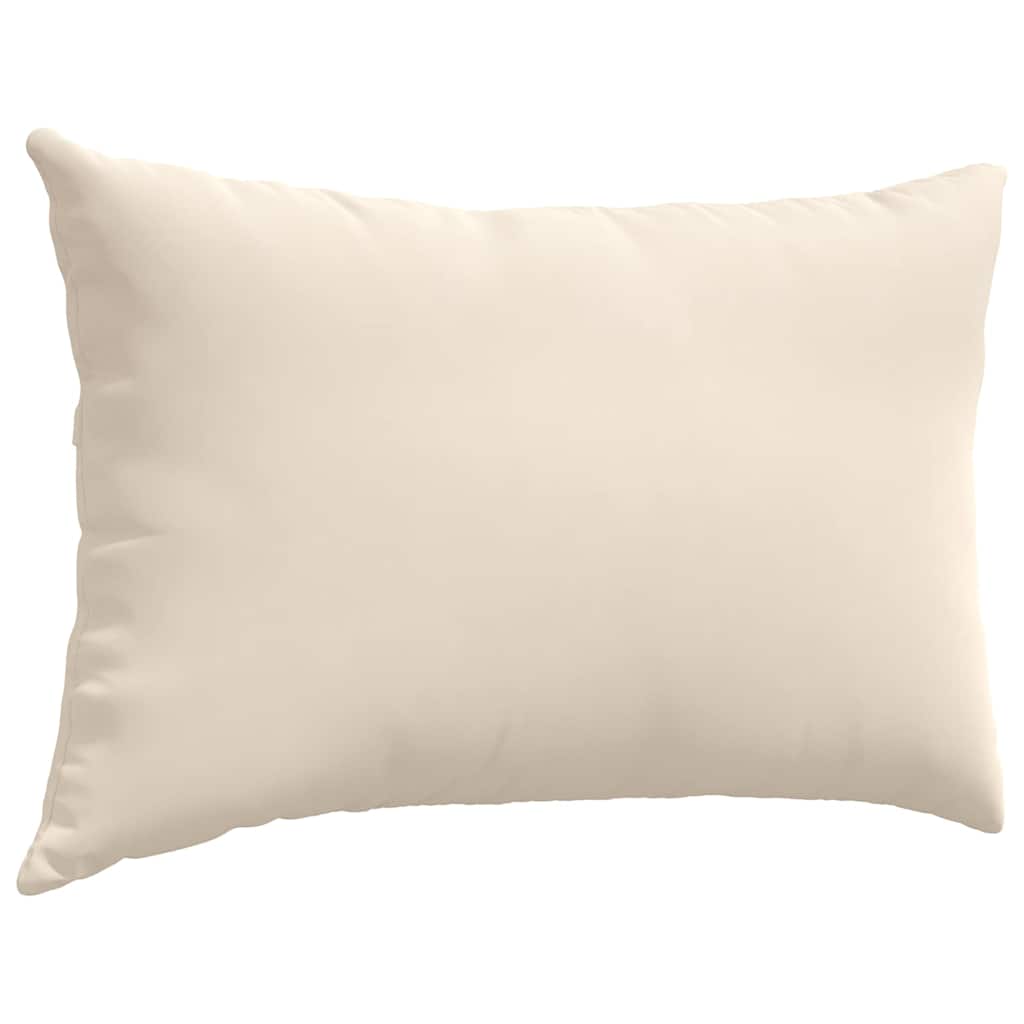 Sofakissen 2 Stück Taupe 50 x 30 cm Stoff