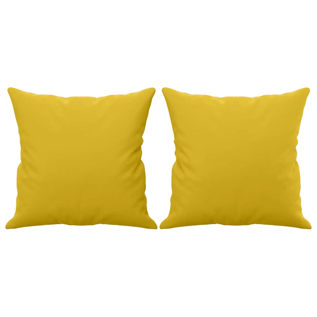 2-Sitzer-Sofa mit Zierkissen Dunkelgrün 120 cm Samt