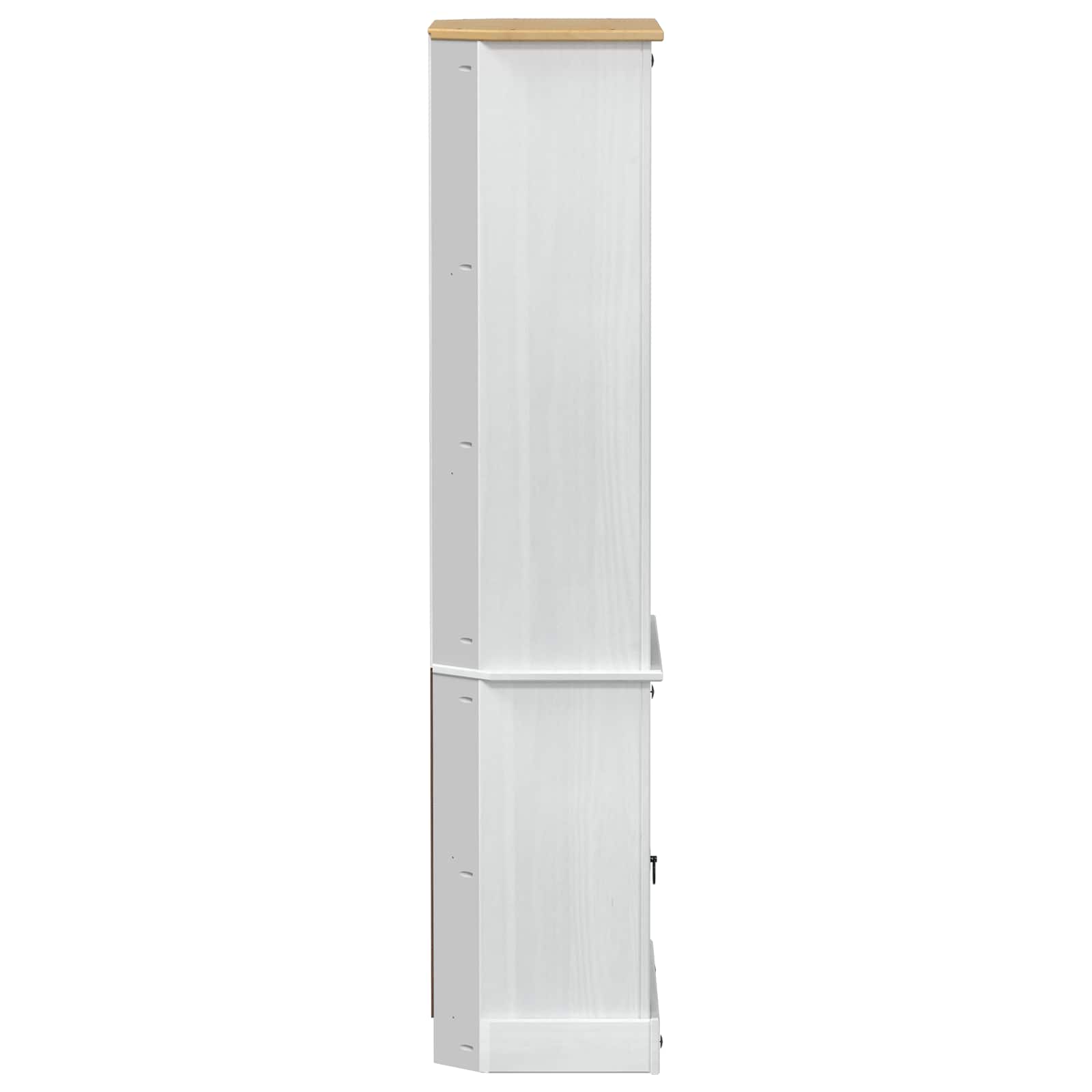 Highboard Corona 74x38x170 cm Massivholz Kiefer