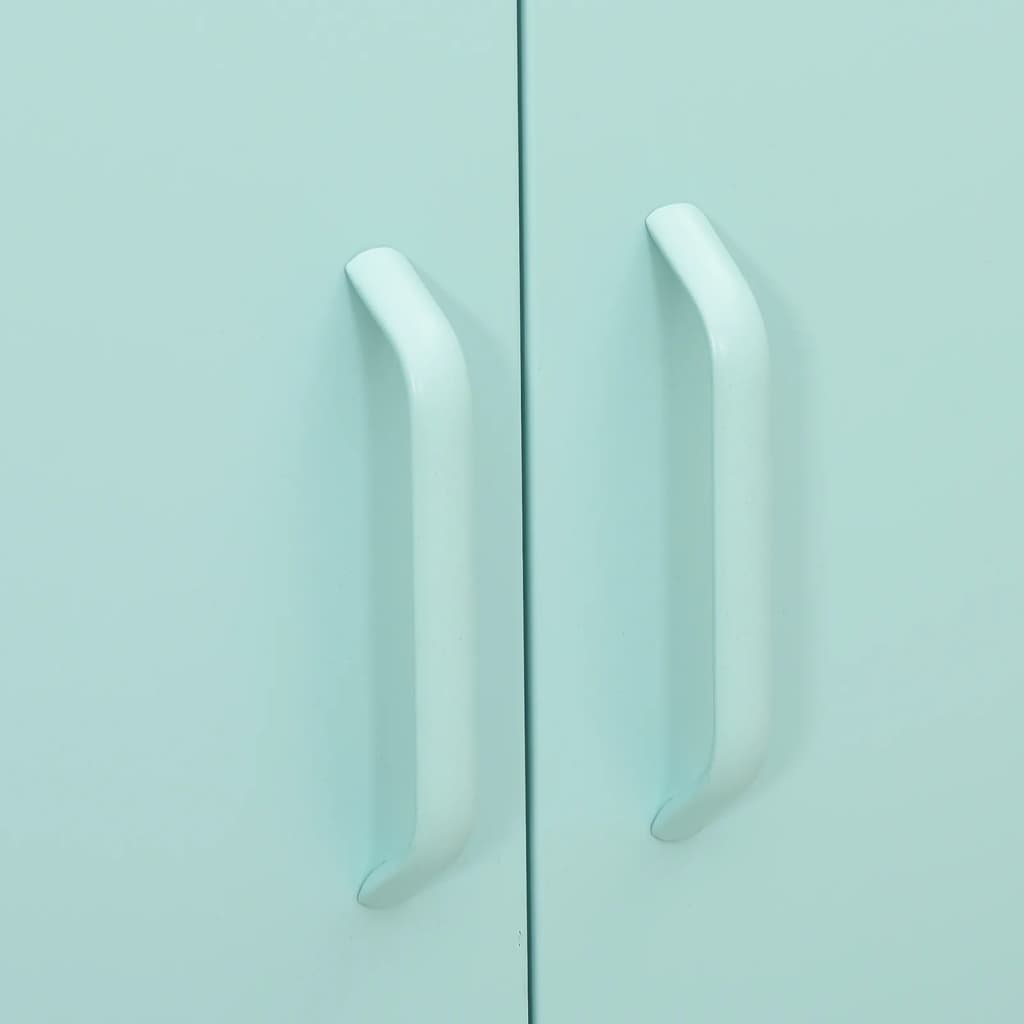 Beistellschrank Olivgrün 80x35x101,5 cm Stahl