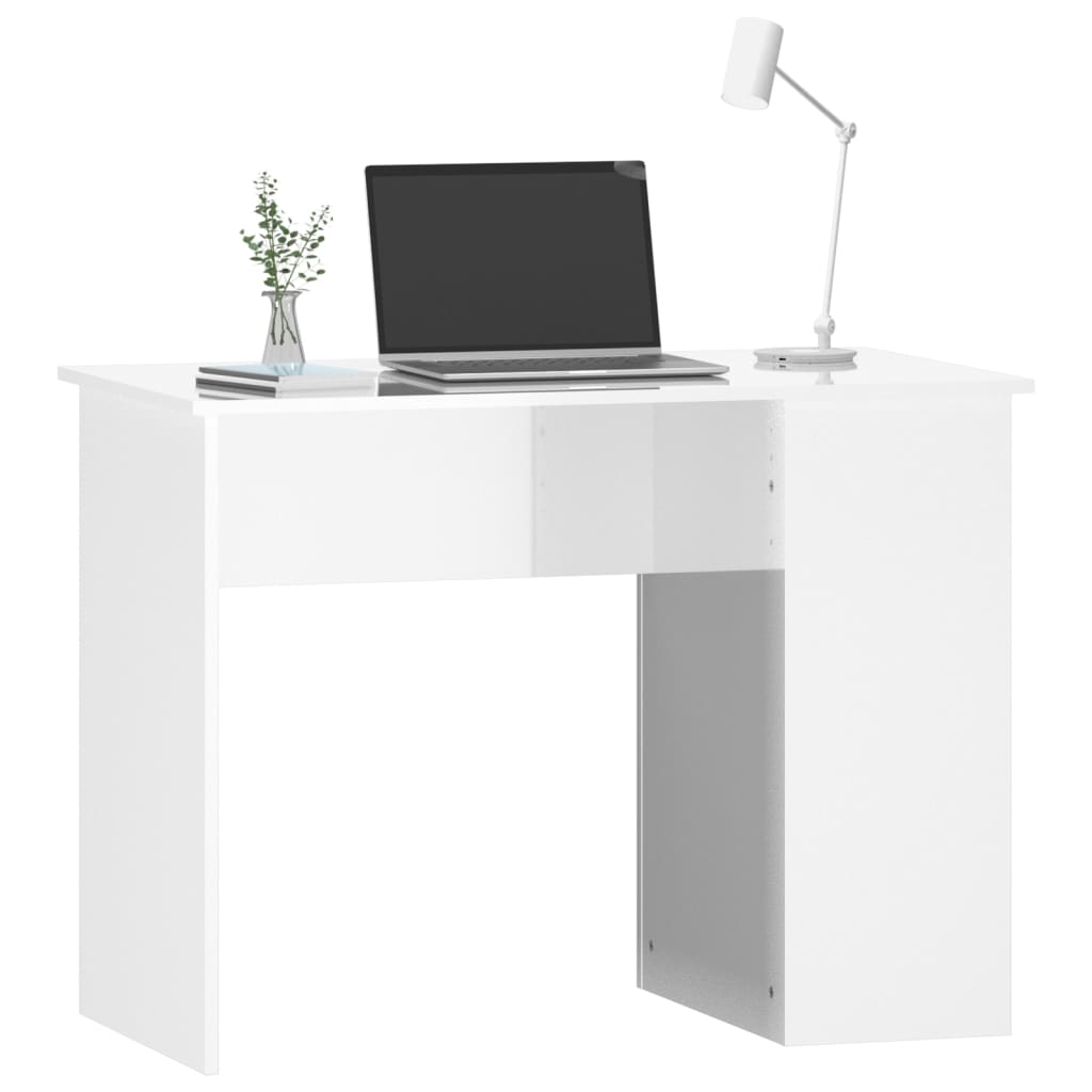 Schreibtisch Weiß 100x55x75 cm Holzwerkstoff