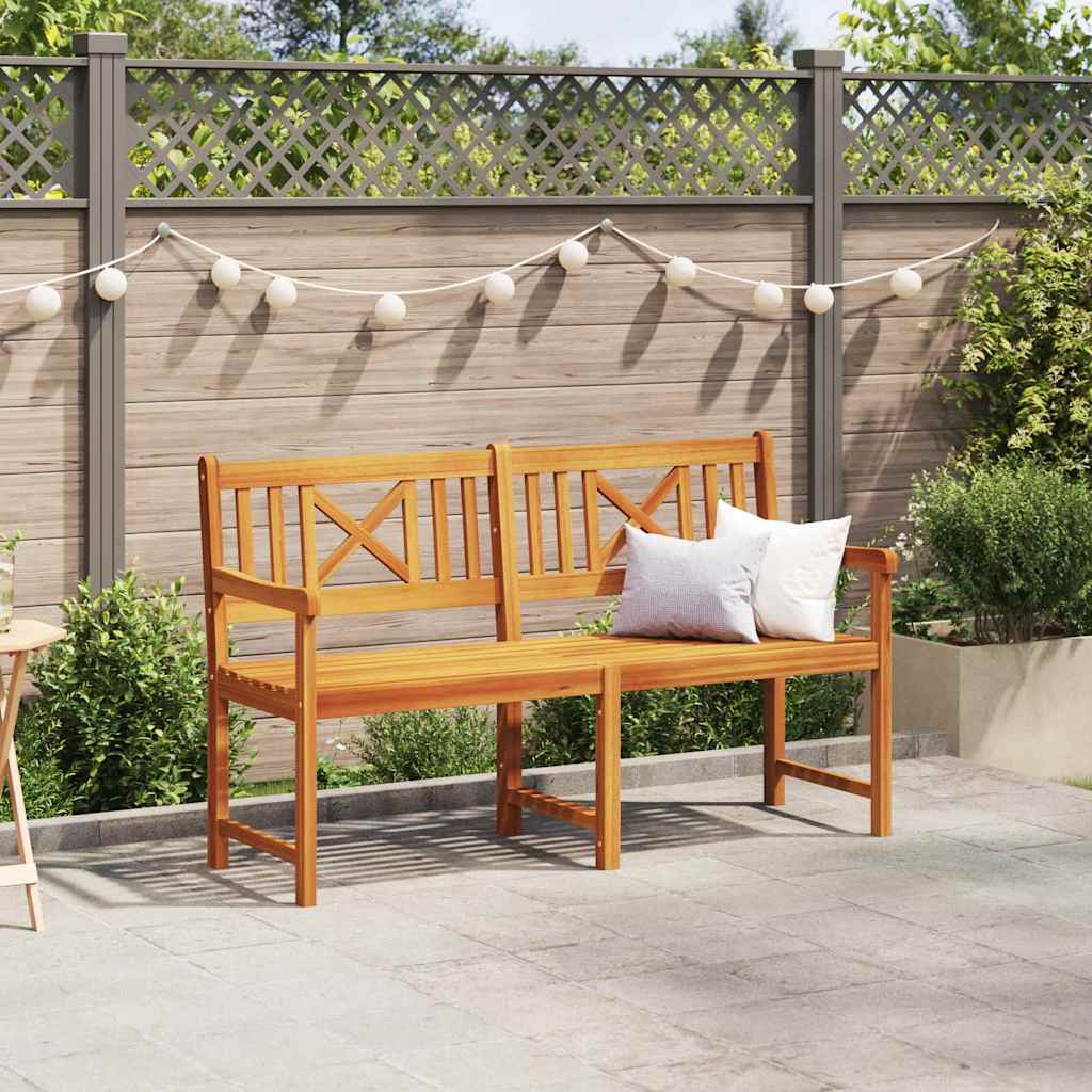 Bank Outdoor Natur 110 x 56 x 90 cm Massivholz Akazie