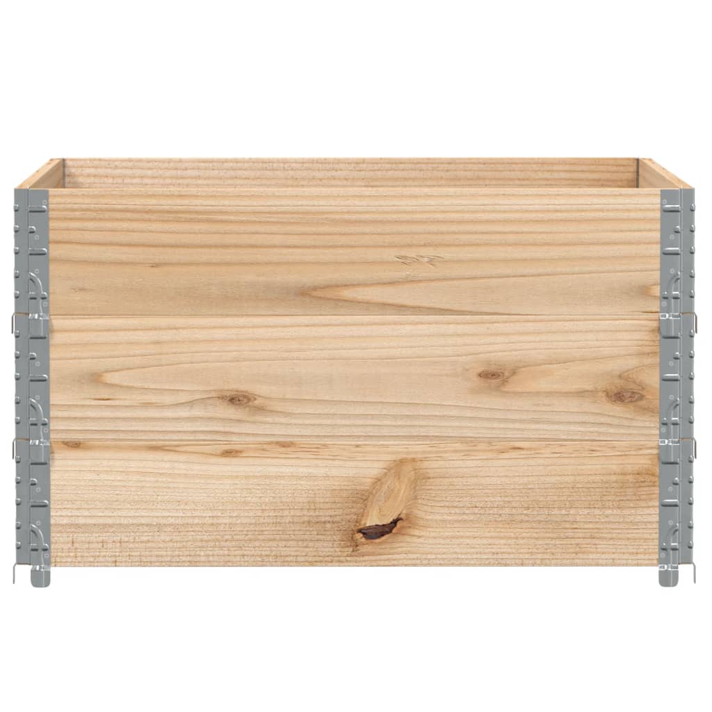 Pflanzkasten Grau 150x100 cm Massivholz Kiefer