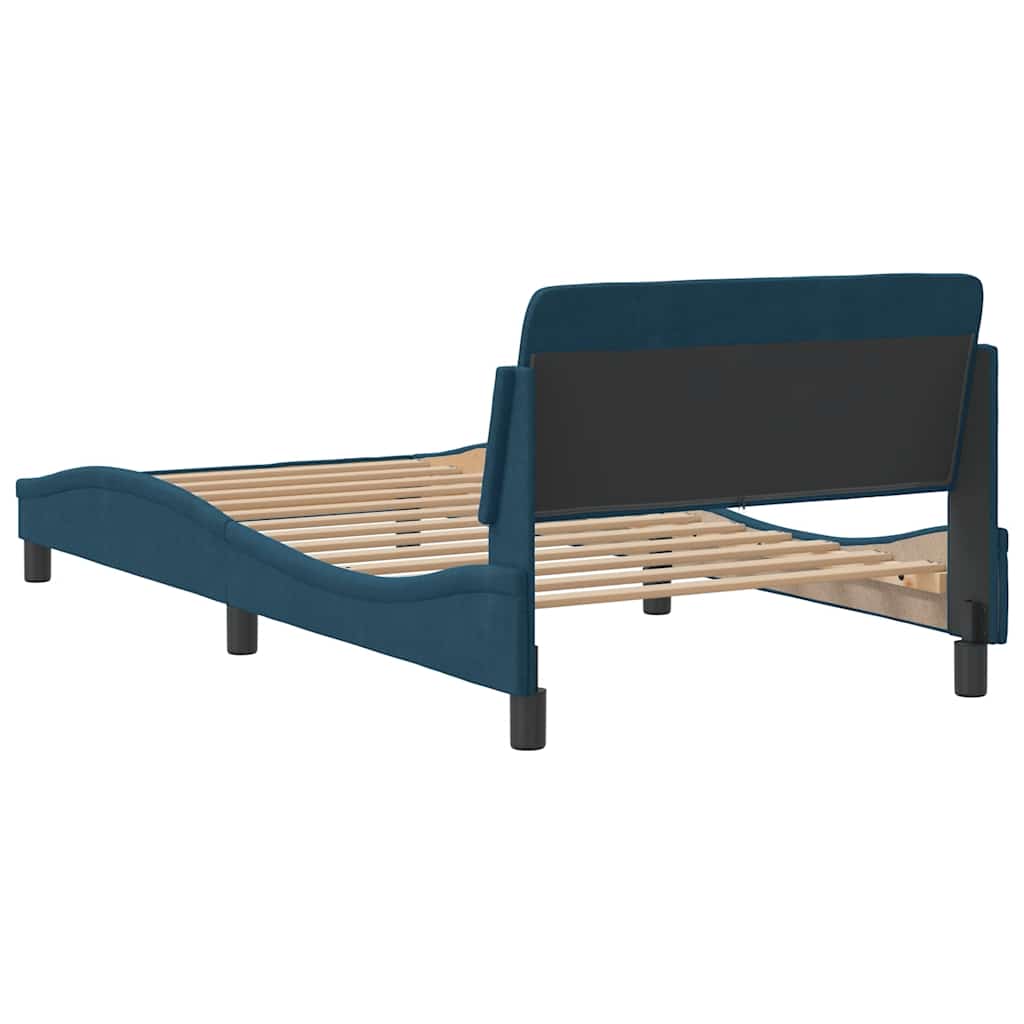 Bettgestell "Dover" Hellgrau 80x200 cm Samt