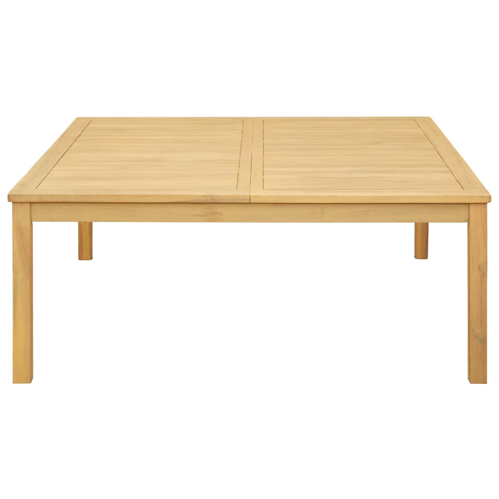 Couchtisch Helles Akazienholz 45 x 45 x 36 cm Massivholz Akazie