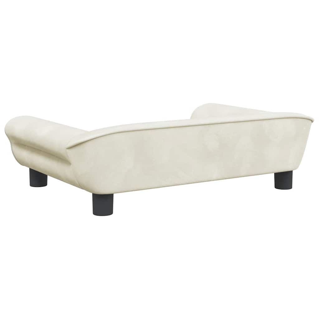 Kindersofa Blau 100x50x26 cm Samt