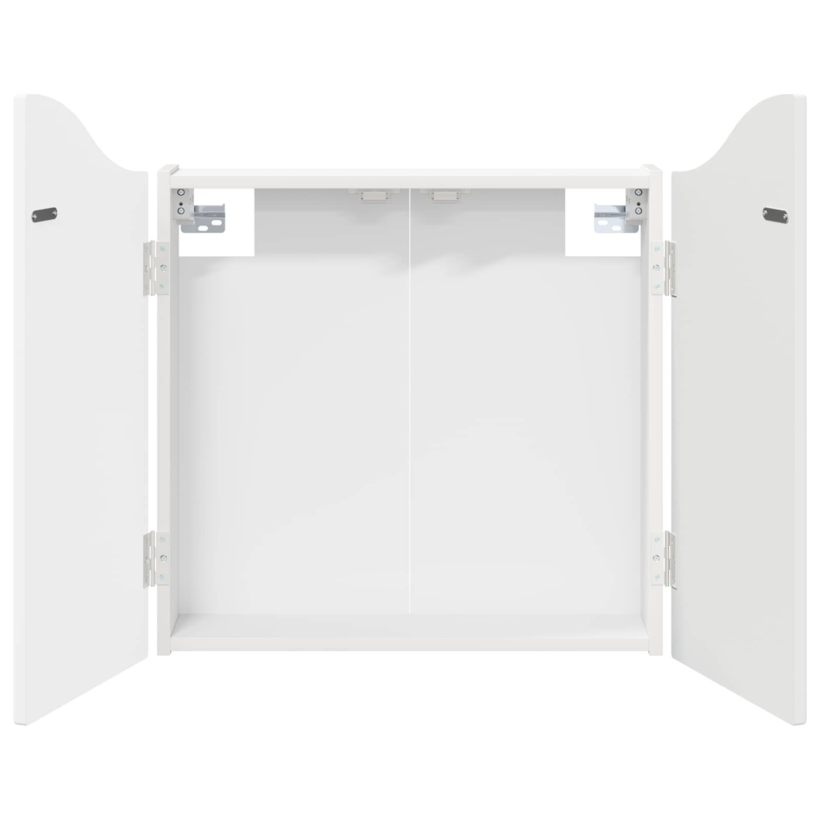 Dartboard Schrank Weiß 56 x 12 x 63 cm Holzwerkstoff