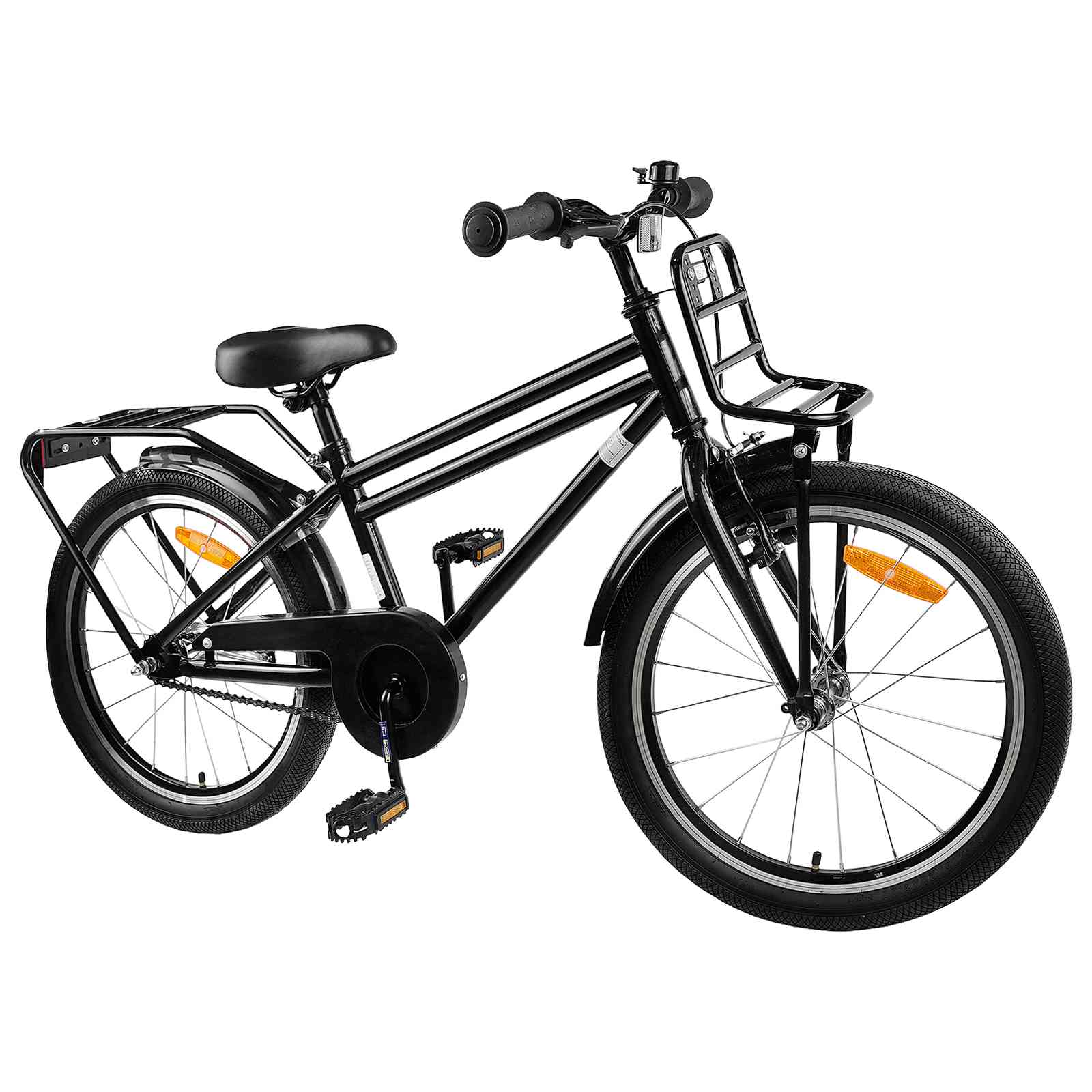 Kinderfahrrad 12 Zoll für 2-4 Jahre alt Schwarz