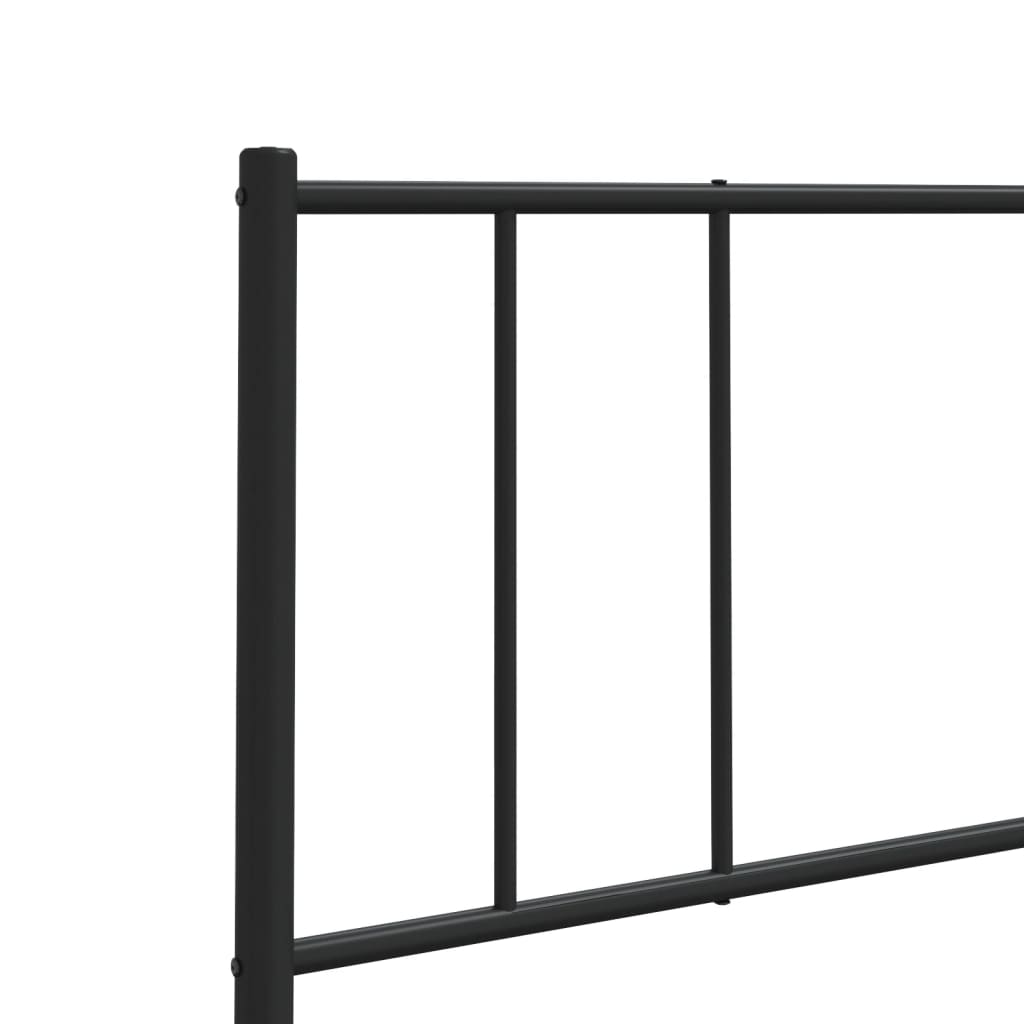 Ersatz-Kopfteil Metall Schwarz 80 cm