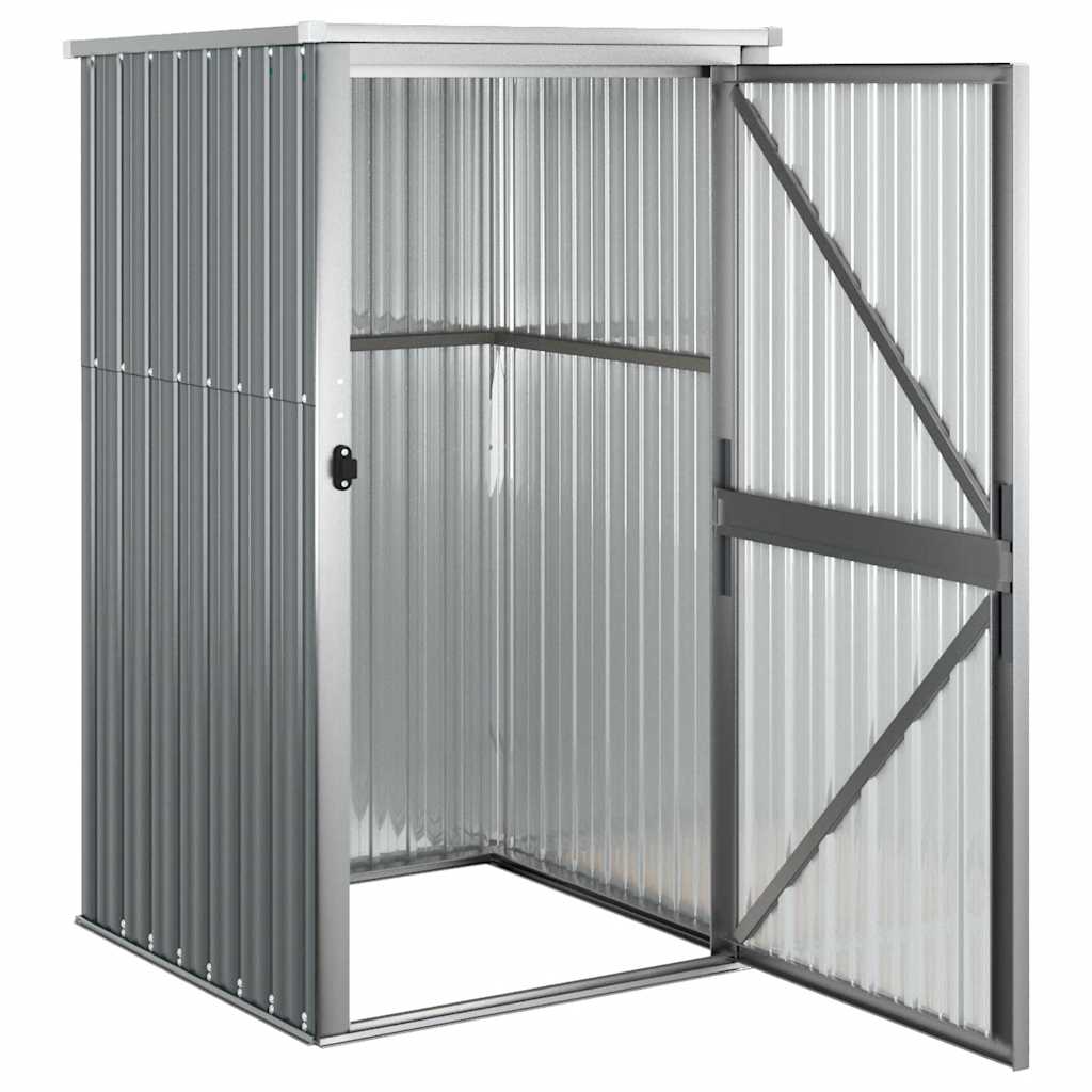 Gerätehaus Grün 88x89x161 cm Verzinkter Stahl