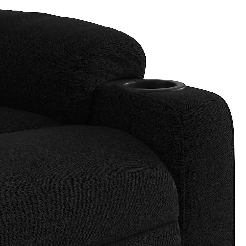 Massage-Relaxsessel, hellgrauer Stoff