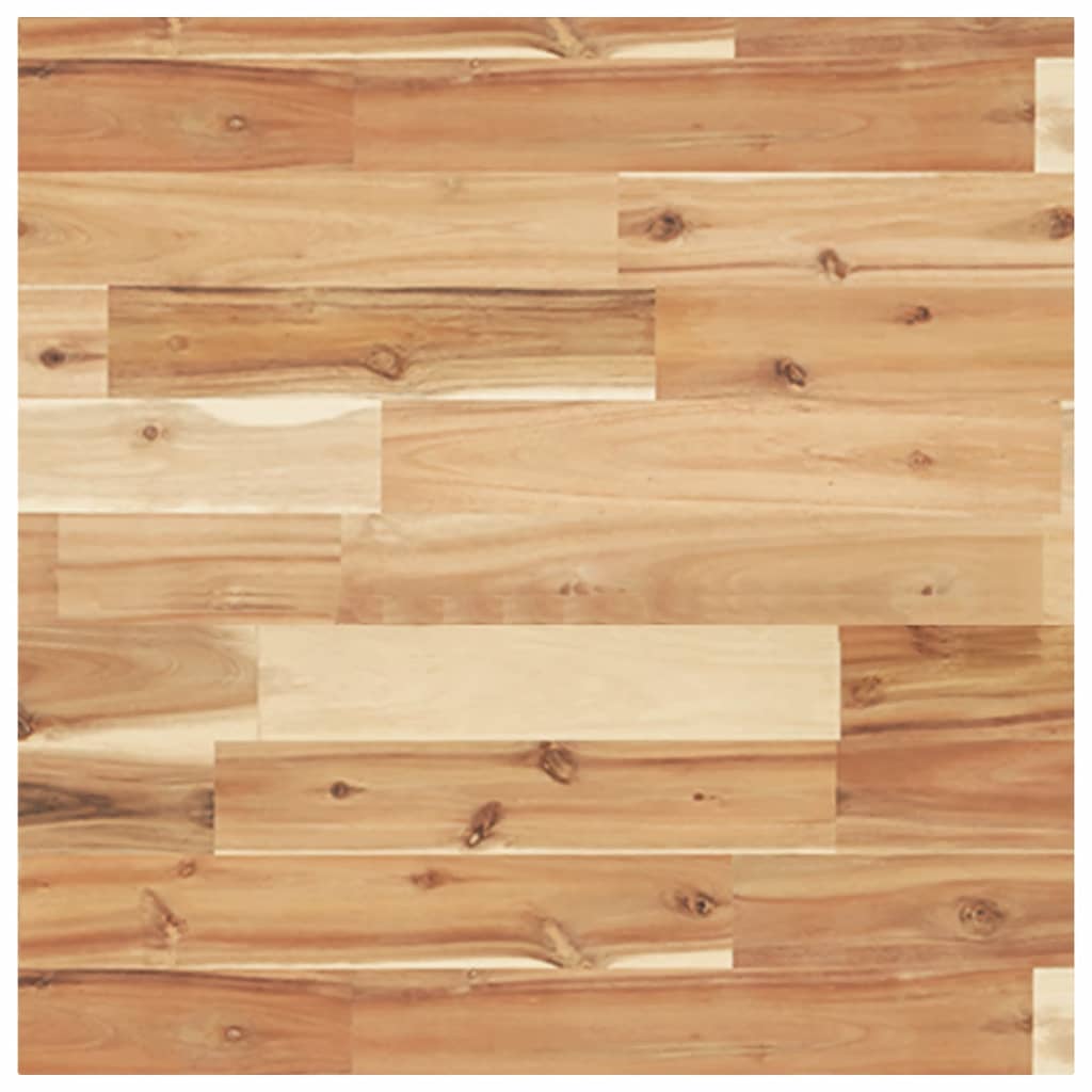 Tischplatte Rund Ø40x2 cm Massivholz Akazie