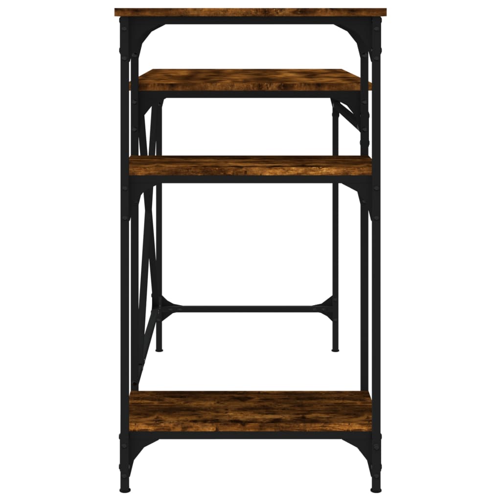 Schreibtisch mit Regal Sonoma-Eiche 135x50x90 cm Holzwerkstoff