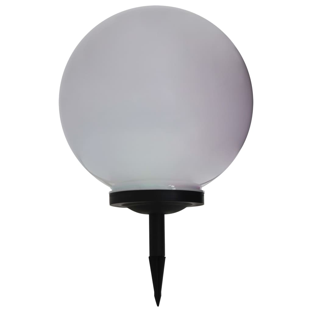 Außen-Solarlampen 4 Stk. LED Kugel 30 cm RGB