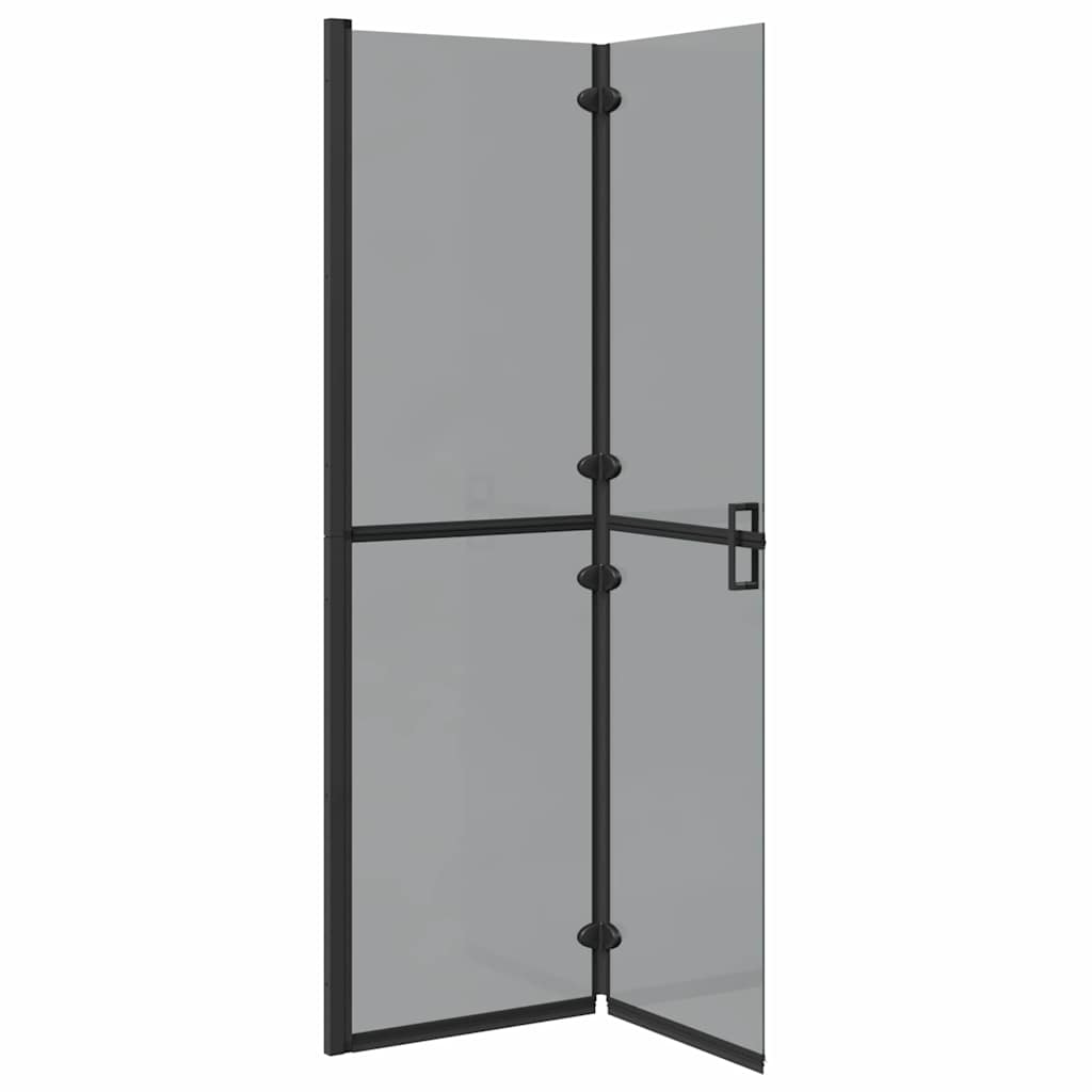 Faltbare begehbare Duschwand Transparentes ESG Glas 70x190 cm