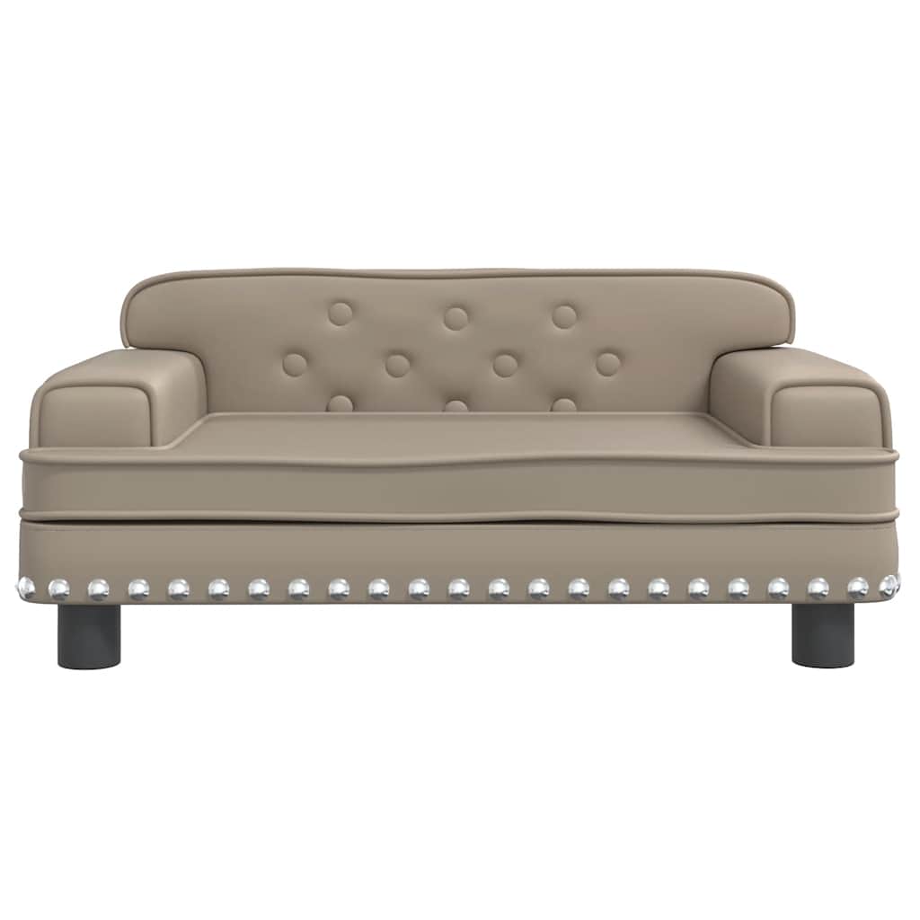 Kindersofa Schwarz 90x53x30 cm Kunstleder