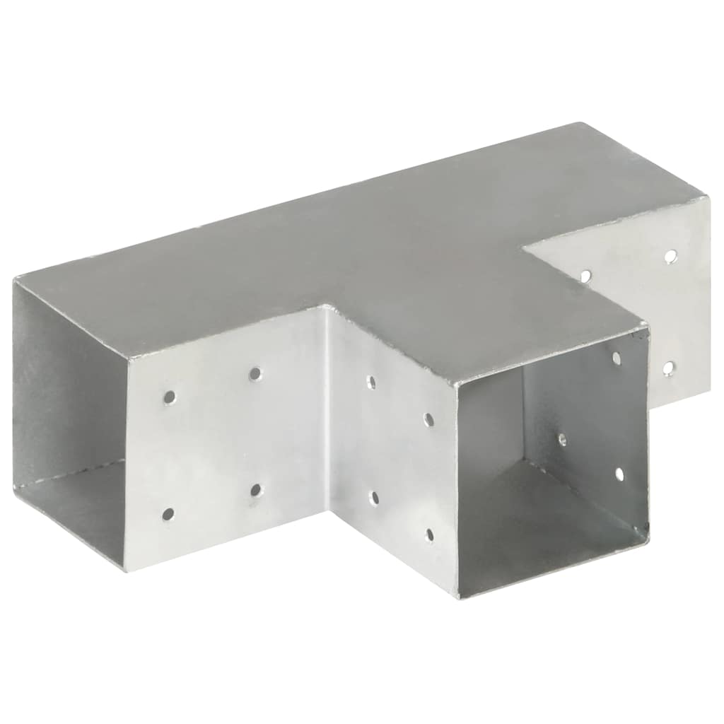 Pfostenverbinder L-Form Verzinktes Metall 71 x 71 mm