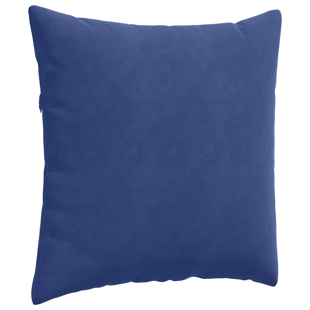Sofakissen 2 Stück Blau 50 x 30 cm Cordstoff