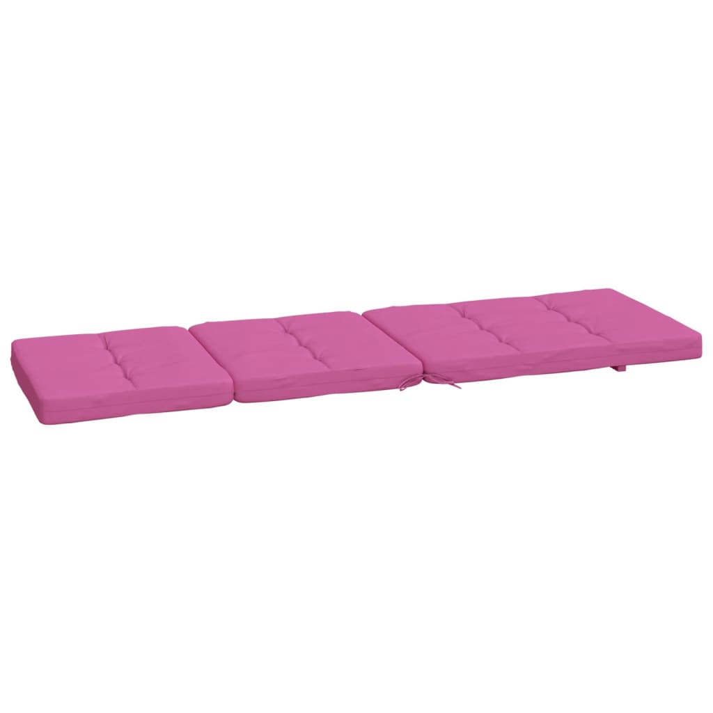 Liegestuhl-Auflagen 2 Stk. Creme Oxford-Gewebe