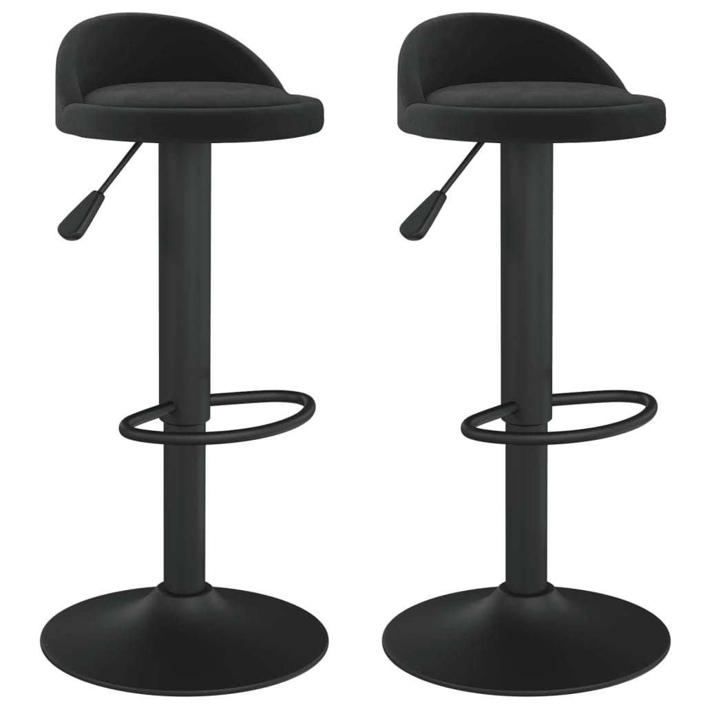 Barhocker Dunkelgrün Samt