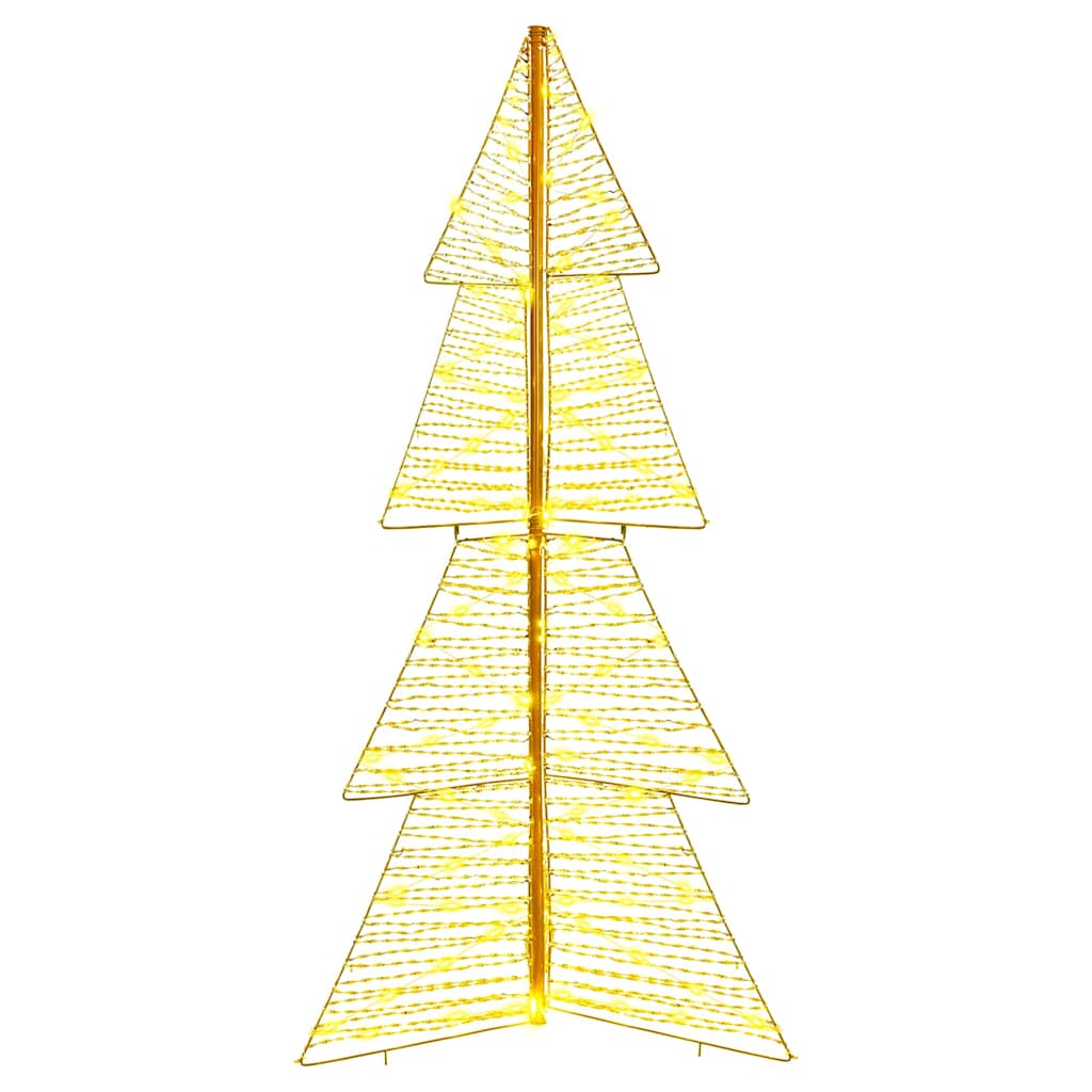 Weihnachtsbaum mit 100 LEDs Warmes Weiß 120 cm PET