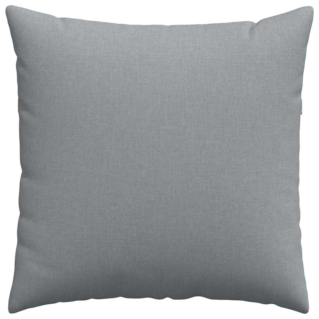 Sofakissen 2 pcs Hellgrau 50 x 30 cm Stoff
