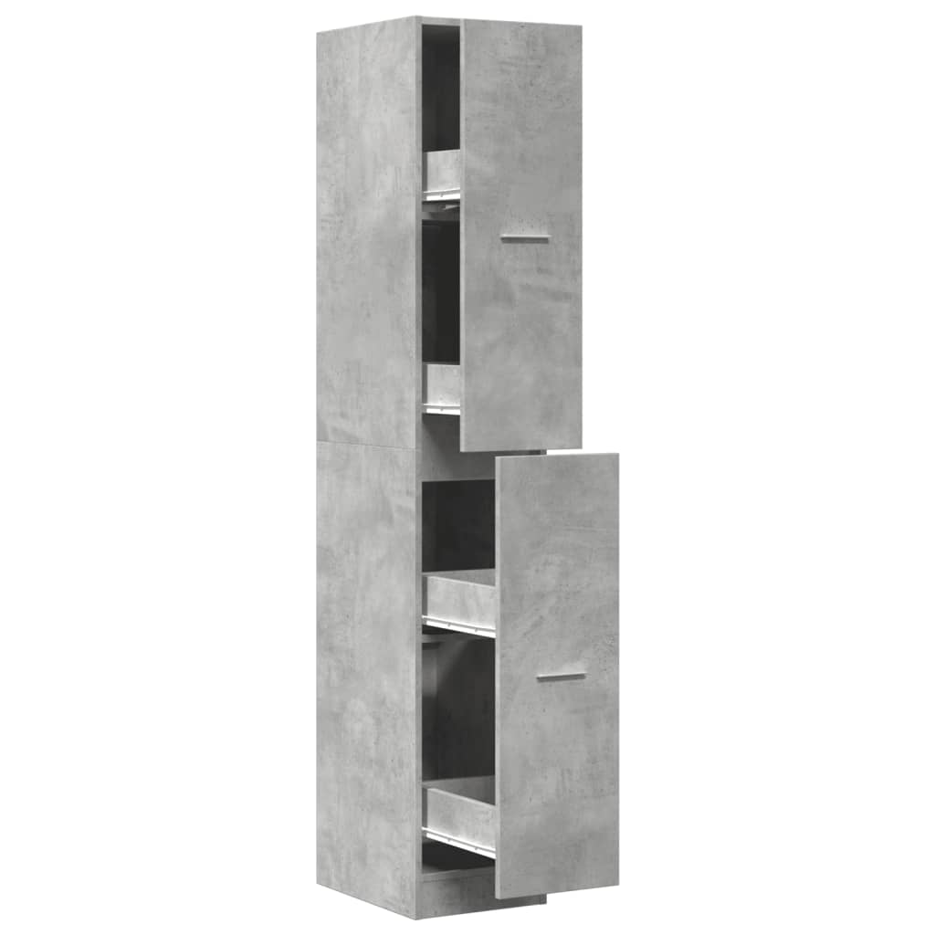 Apothekerschrank Weiß 30 x 41 x 174,5 cm Holzwerkstoff