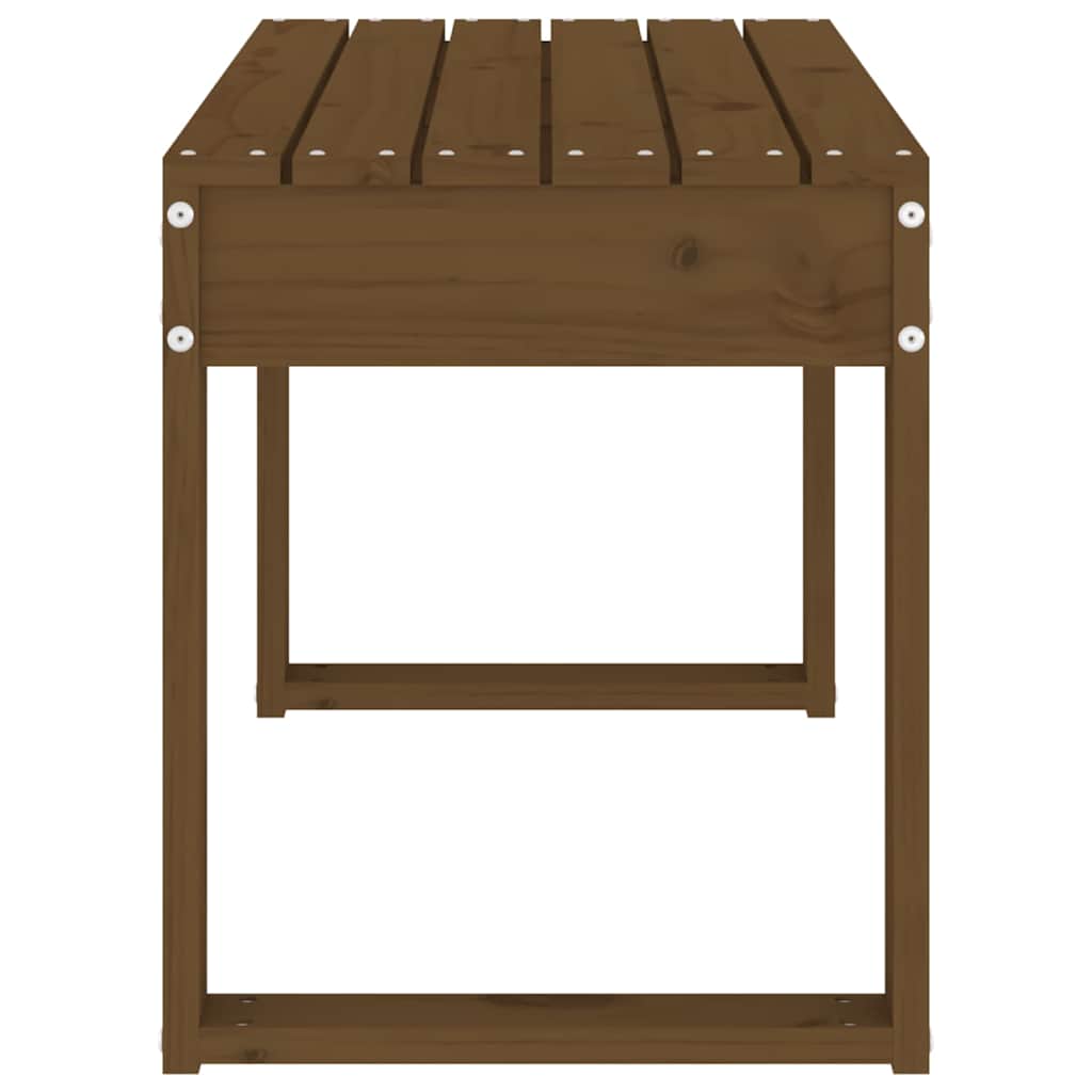 Gartenbank 80x38x45 cm Massivholz Kiefer