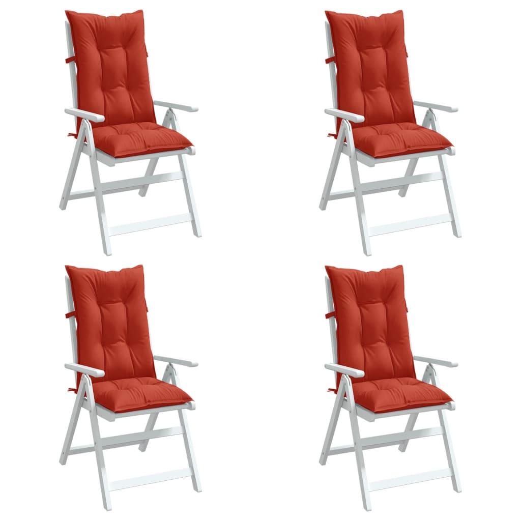 Hochlehner-Auflagen 2 Stk. Melange Anthrazit 120x50x7cm Stoff