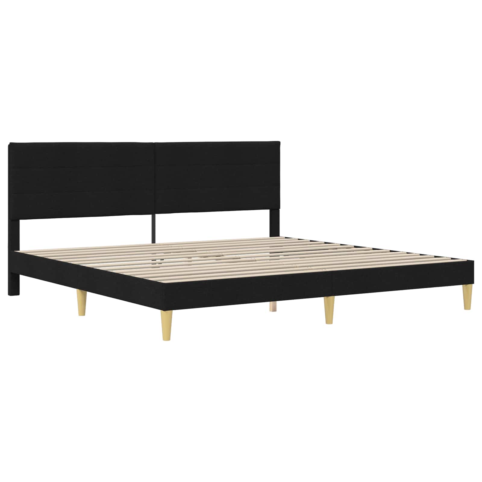 Bettrahmen Hellgrau 80 x 200 cm Polyester
