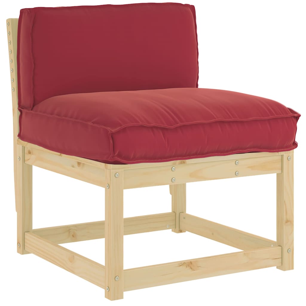 Kissen Anthrazit 80 x 40 x 12 cm Oxford-Stoff