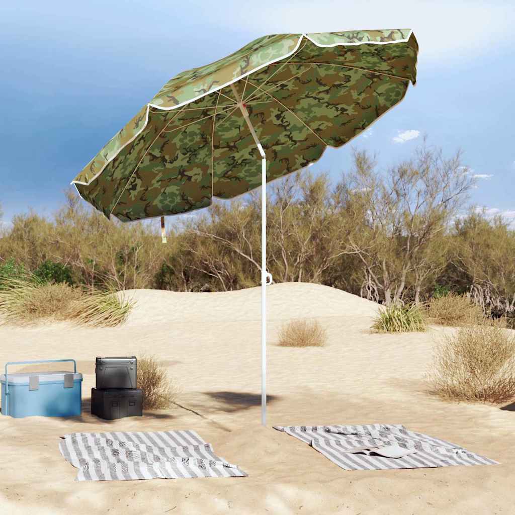 Sonnenschirm mit Stahlmast Sandfarbe 180 cm