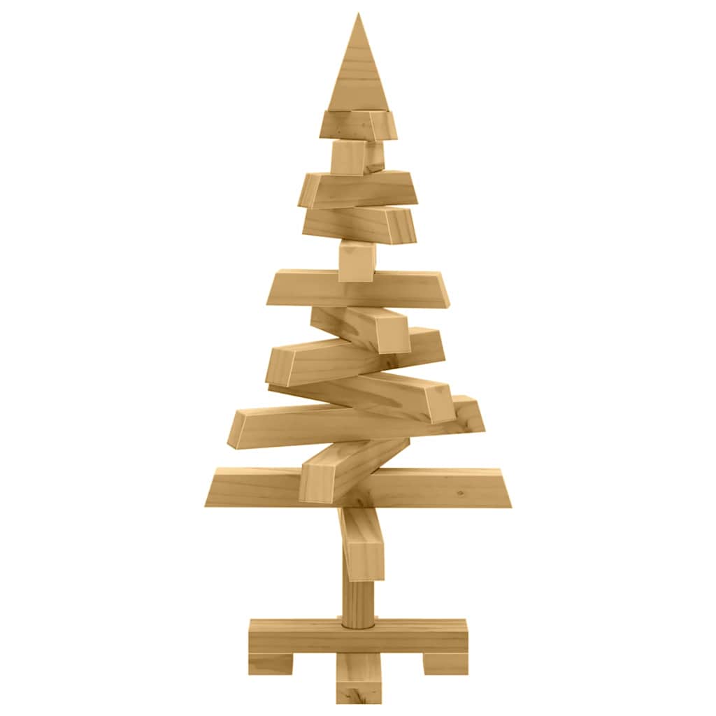 Weihnachtsbäume mit Ständer Natur 60 cm Massivholz Kiefer