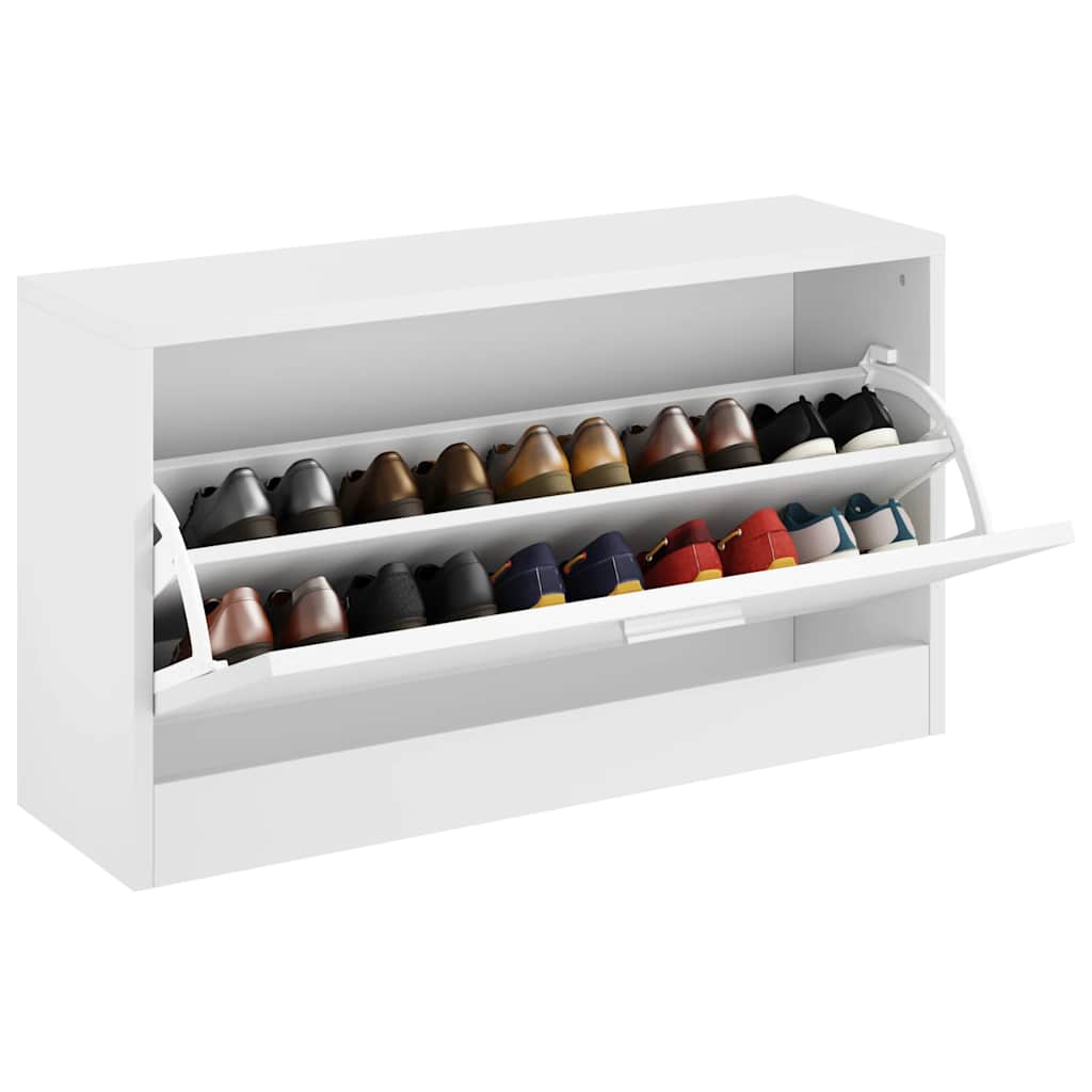 Schuhbank Eiche 80x24x45 cm