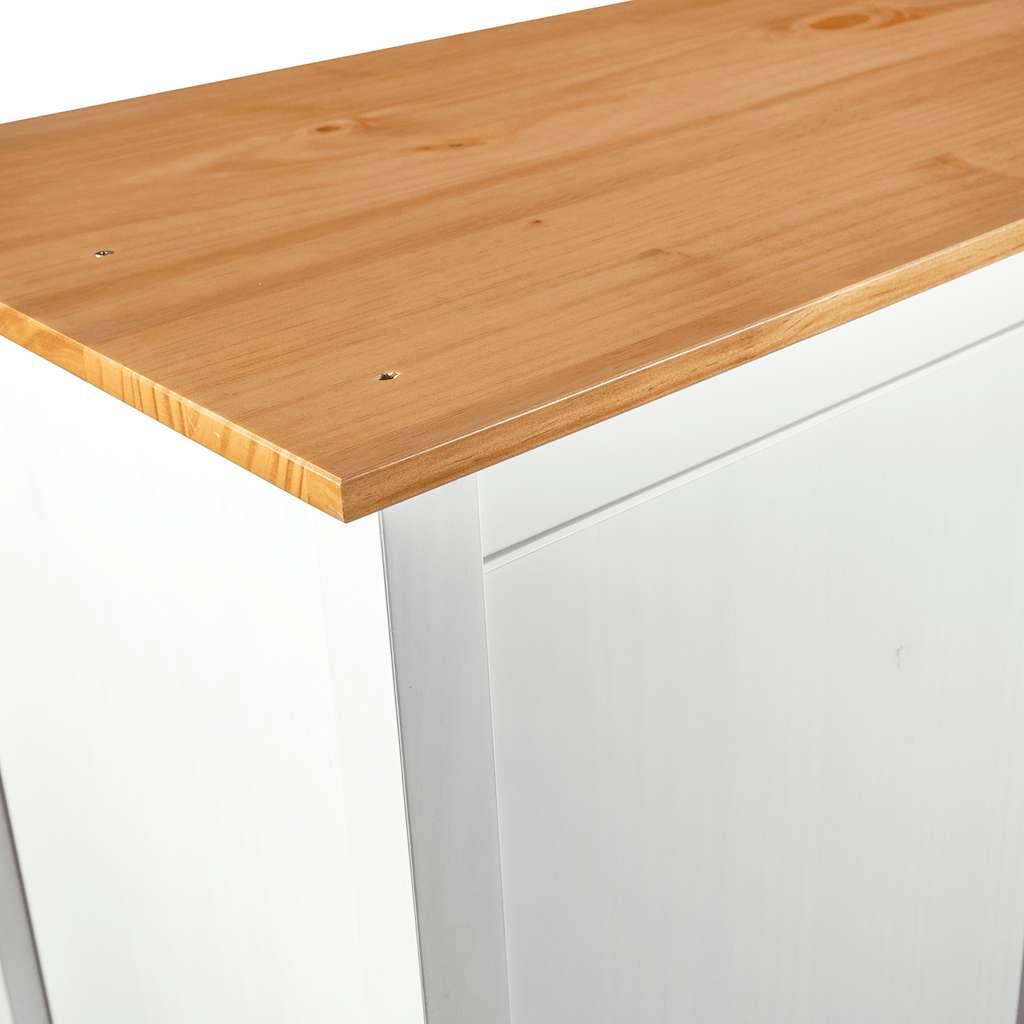 Kleiderschrank mit 2 Türen Hill 89x50x170 cm Massivholz Kiefer