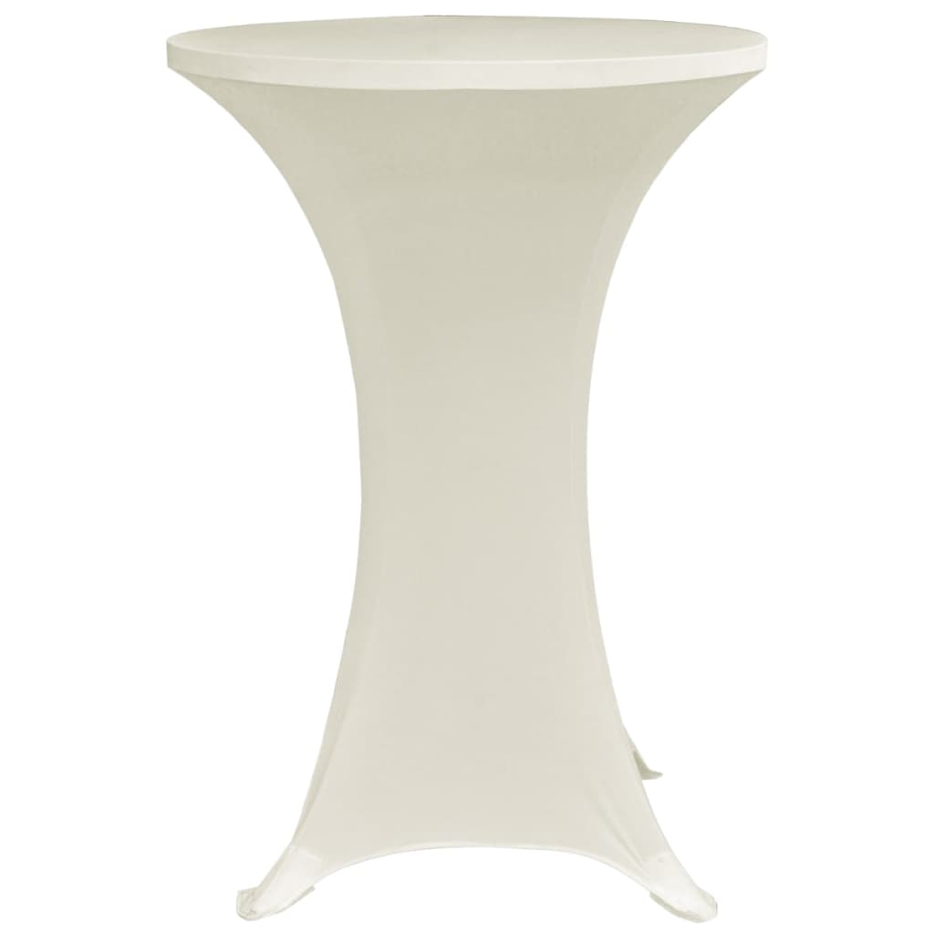 Tischhusse Stretchhusse 2 Stk 70 cm Anthrazit