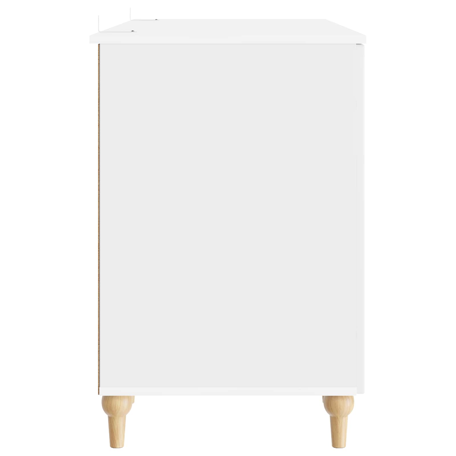Schreibtisch mit Regal Schwarz 142,5 x 50 x 75 cm Holzwerkstoff