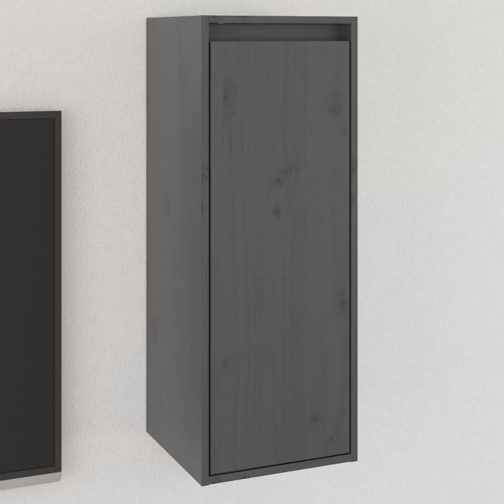 Wandschrank 30x30x80 cm Massivholz Kiefer