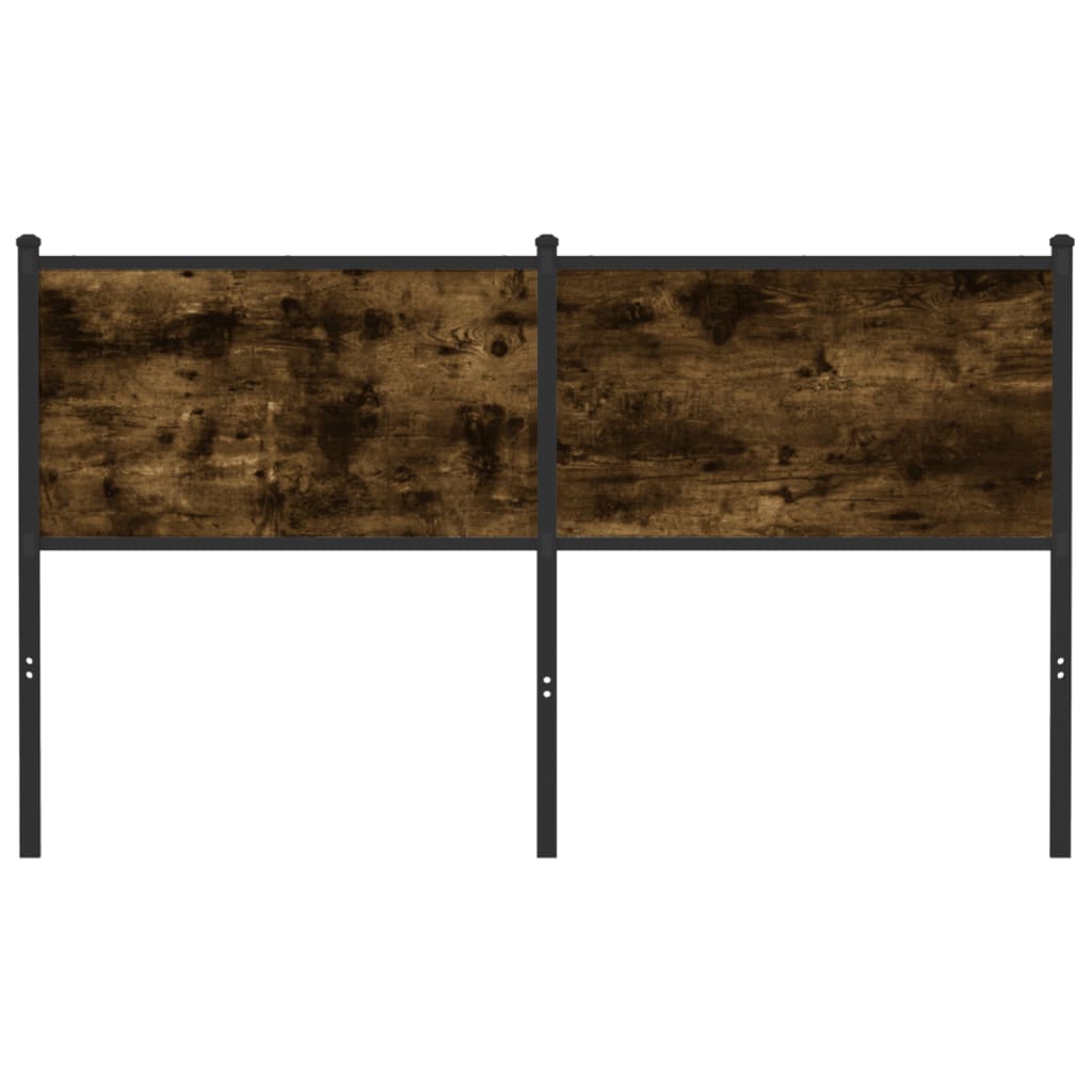 Ersatz-Kopfteil Räuchereiche 75 cm Holzwerkstoff und Stahl