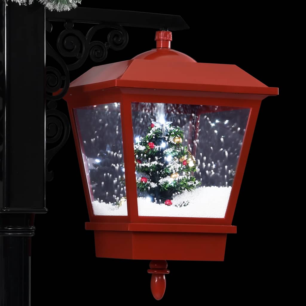 Weihnachts-Straßenlampe mit Weihnachtsmann 180 cm LED