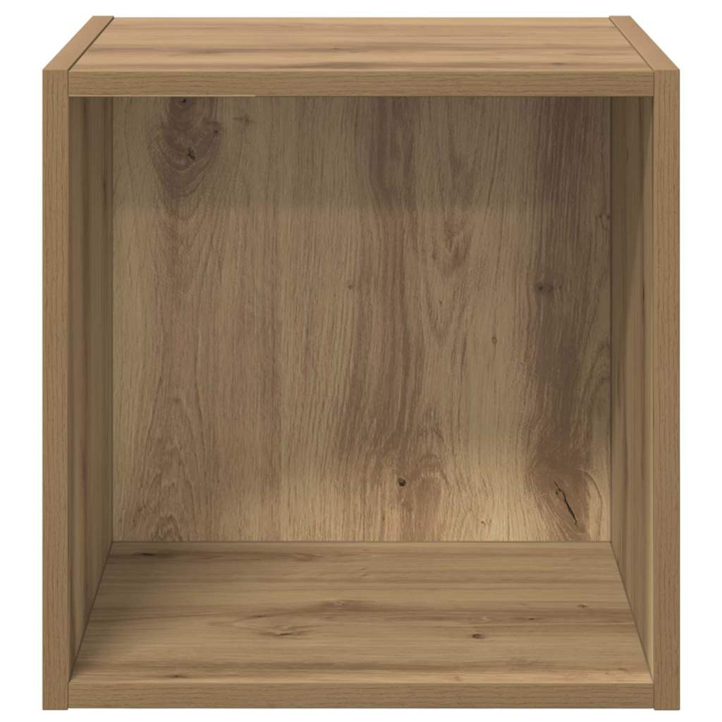 Wandschränke 2 Stk. Weiß 37x37x37 cm Holzwerkstoff