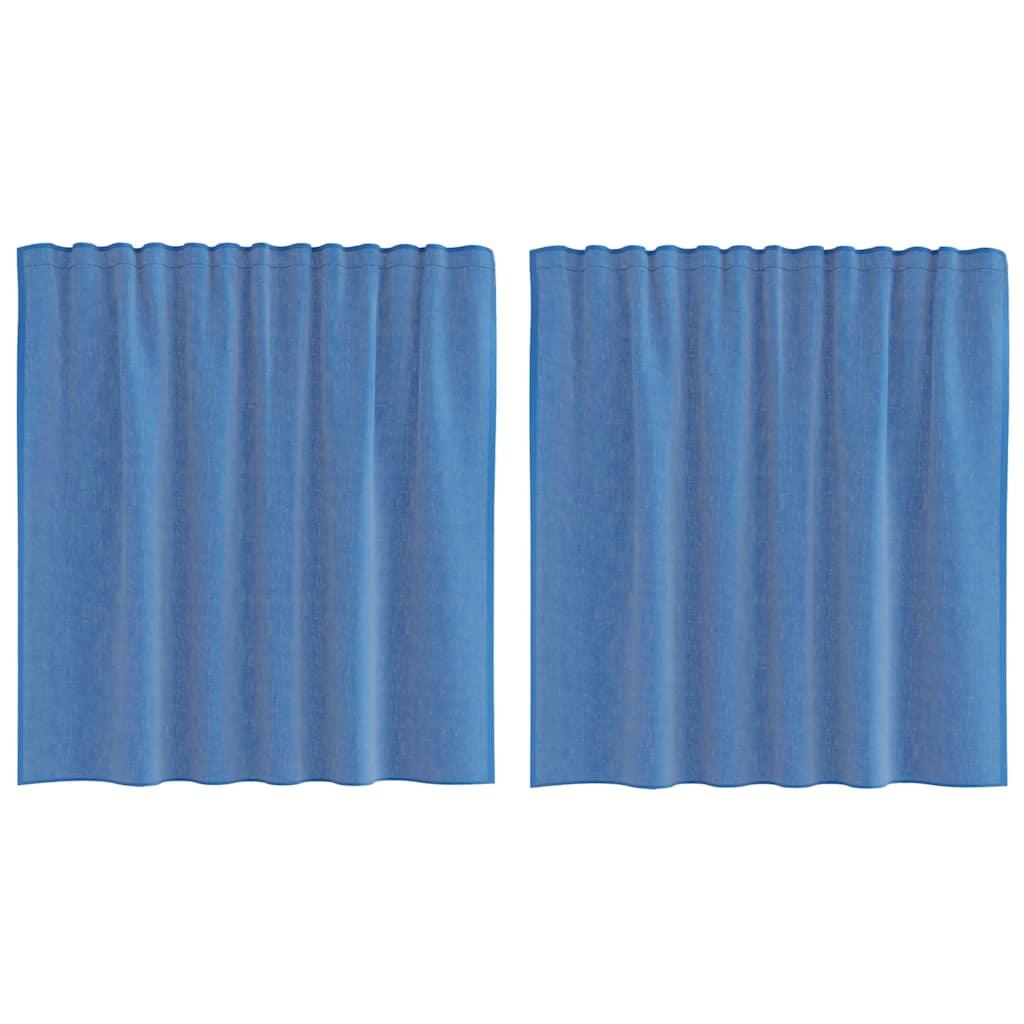 Voile Vorhänge mit Ösen 2 Stk. Apfelgrün 140x140 cm