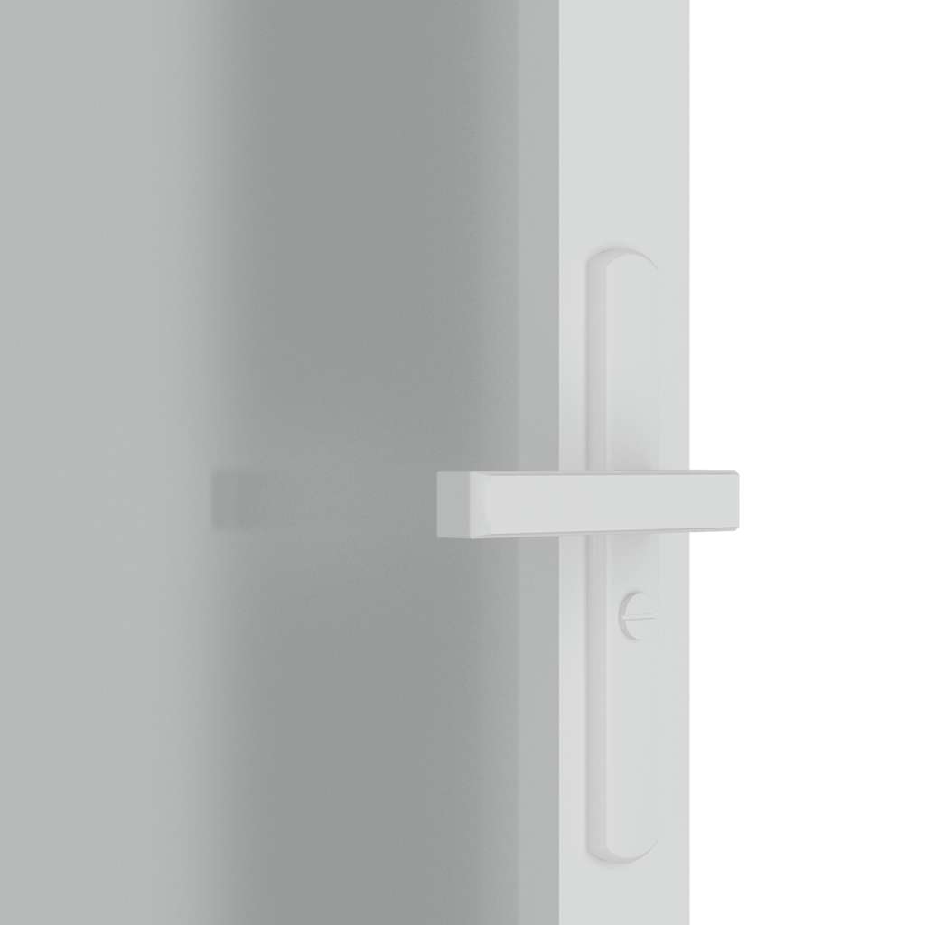 Innentür ESG Glas und Aluminium 76x201,5 cm Schwarz