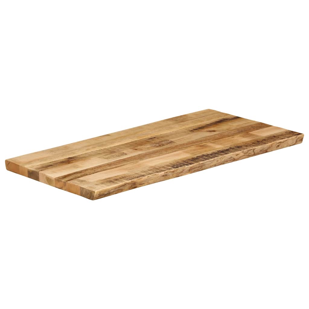 Tischplatte 40x40x2,5 cm Rechteckig Massivholz Akazie Baumkante