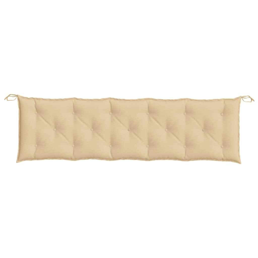Gartenbank-Auflagen 2 Stk. Melange Anthrazit 100x50x7 cm Stoff