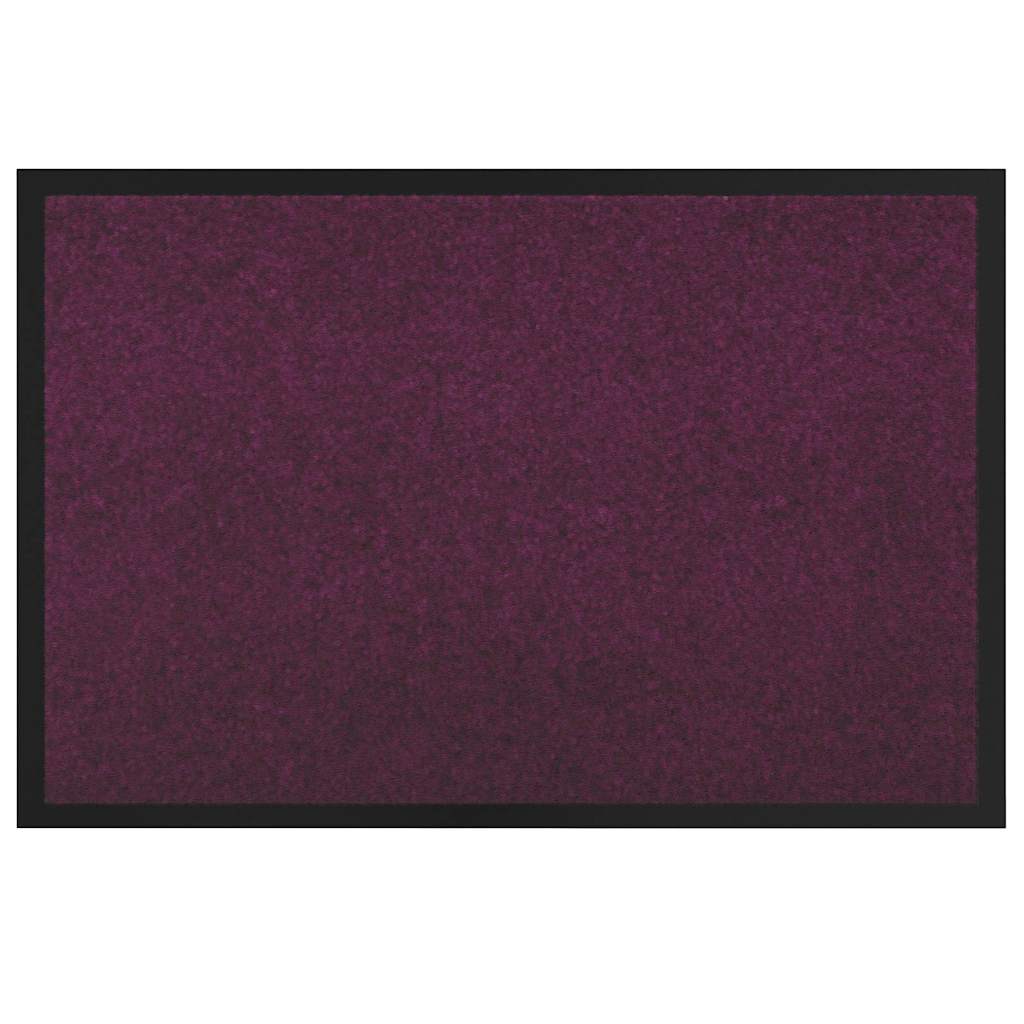 Fußmatte Anthrazit 60 x 40 x 1,2 cm Teddystoff