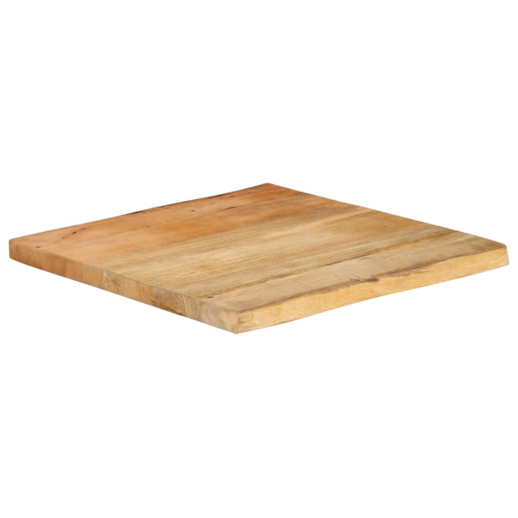 Tischplatte 40x40x2,5 cm Rechteckig Massivholz Akazie Baumkante