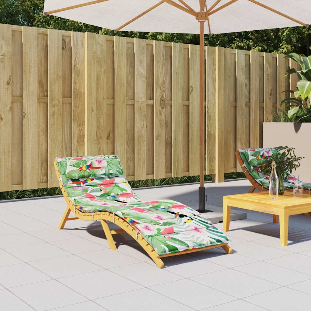 Sonnenliegen-Auflage Grau 180x60x4 cm Oxford-Gewebe
